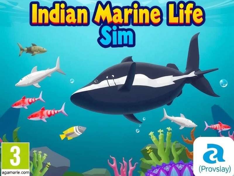 Indian Marine Life Sim Official Game Cover Indian Marine Life Sim Game Cover